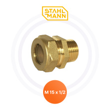 Муфта (M) 15х1/2 EF Stahlmann | ЭТК Обогрев